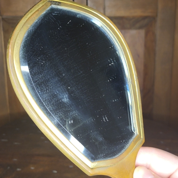 Elegant Floral Hand Mirror - Picture 9 of 17